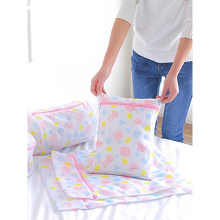 Sét 5 túi lưới hoa giặt quần áo