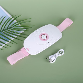 Đai chườm nóng giảm đau bụng kinh chườm bụng kinh kết hợp massage bụng，có thể sạc lại Máy massage sưởi ấm