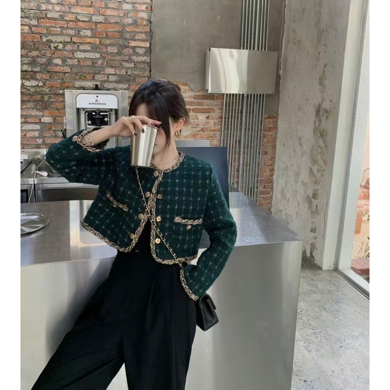 ÁO DẠ Tweed hot hit - Kèm ảnh và video thật