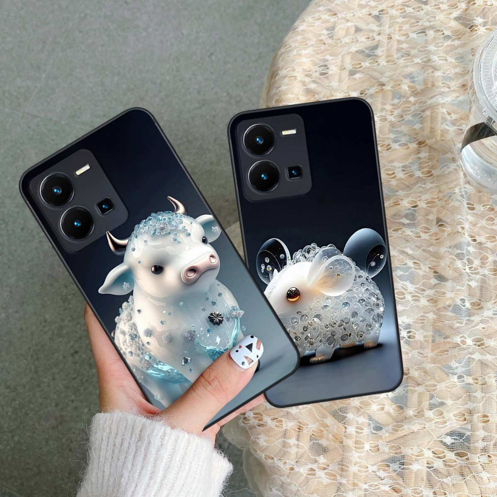 Ốp lưng Vivo Y35 4G hình 12 con giáp cute dễ thương, rẻ bền đẹp
