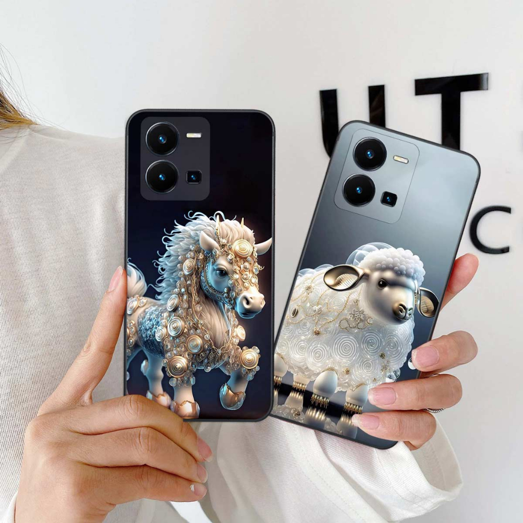 Ốp lưng Vivo Y35 4G hình 12 con giáp cute dễ thương, rẻ bền đẹp