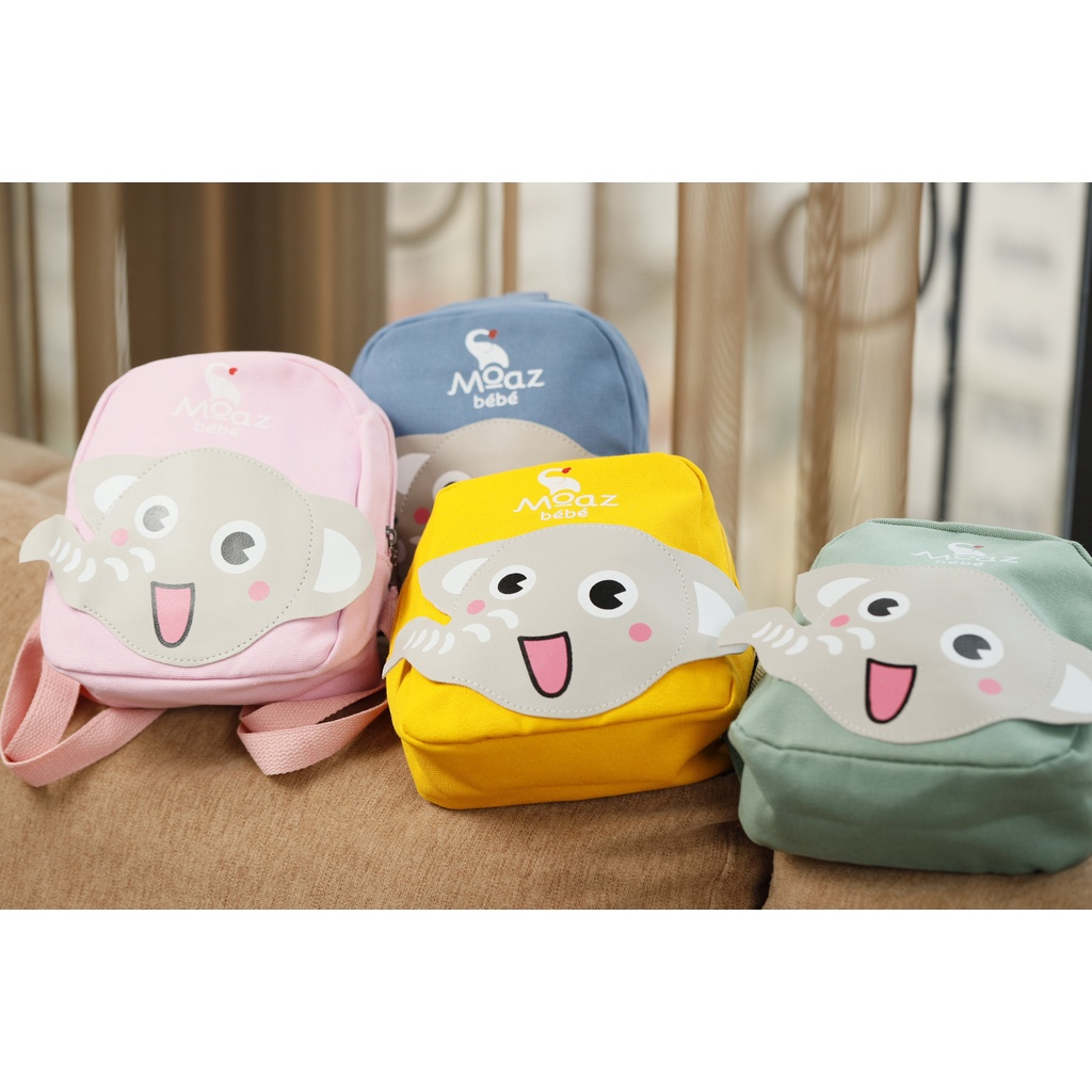 Balo cho bé hình thú đáng yêu Vải dù mềm mại - Moaz Bébé