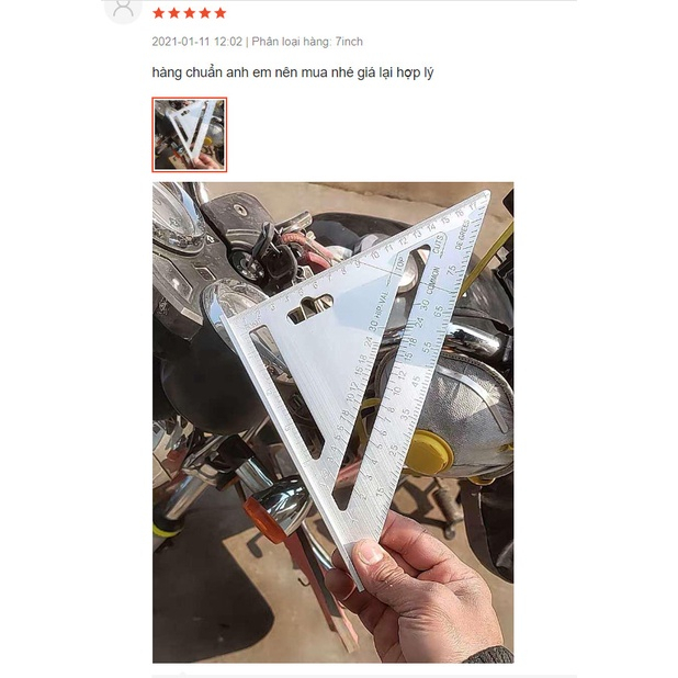 Tthước mòi, thước vuông , đo góc - nhôm đúc nguyên khối