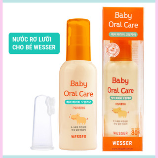 Nước rơ lưỡi Wesser Hàn Quốc - Rơ lưỡi Wesser cho bé