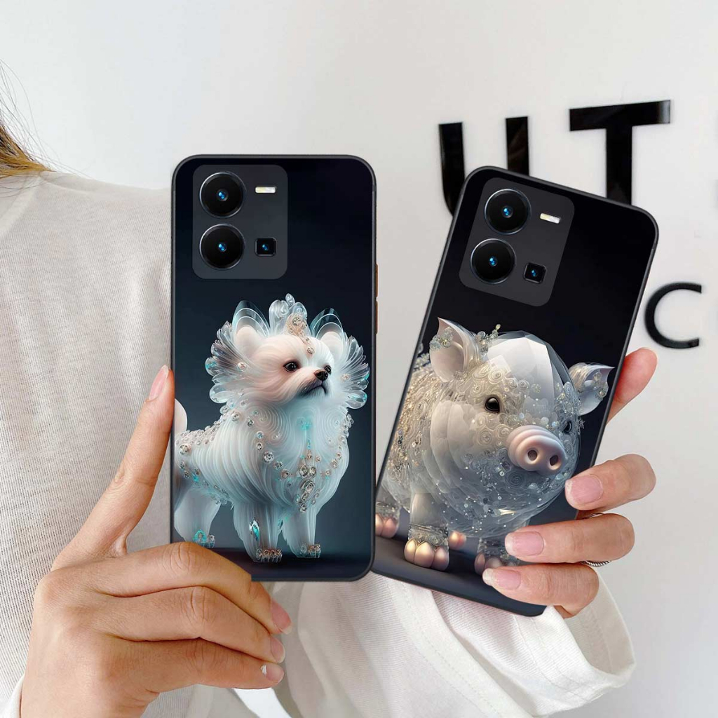 Ốp lưng Vivo Y35 4G hình 12 con giáp cute dễ thương, rẻ bền đẹp