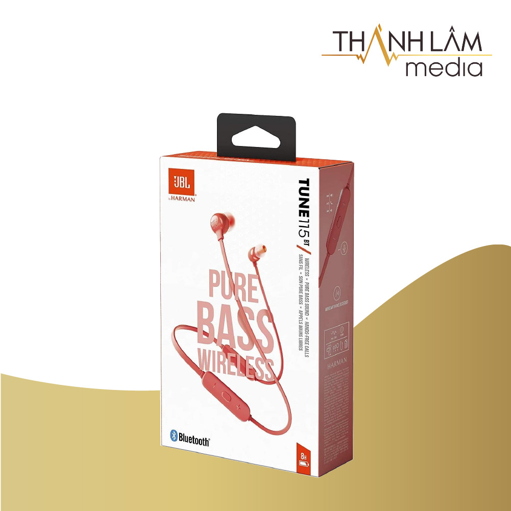 Tai nghe thể thao Bluetooth JBL Tune 115BT / T115BT - Hàng Chính Hãng bảo hành 12 tháng - Tai nghe nhét tai không dây