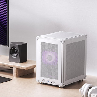 Vỏ Case máy tính Thùng máy tính mini Jonsbo C6 White