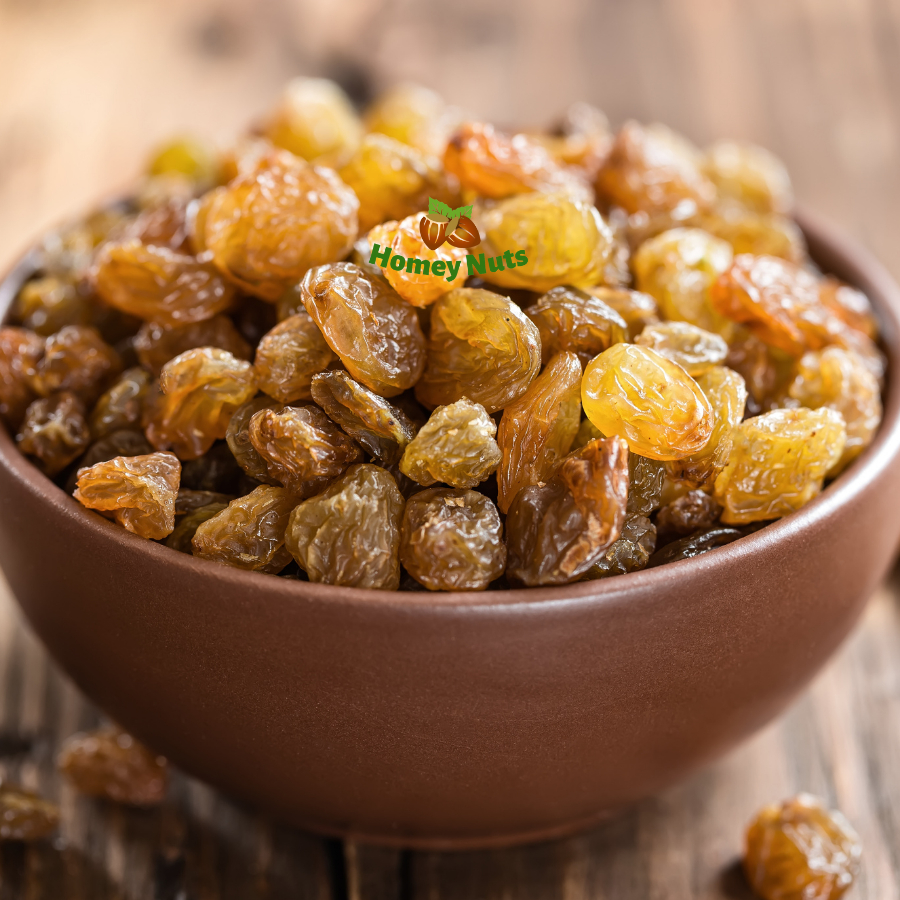 Nho Nâu Ấn Độ sấy dẻo, thơm ngon, ít ngọt Hoa quả sấy Homey Nuts