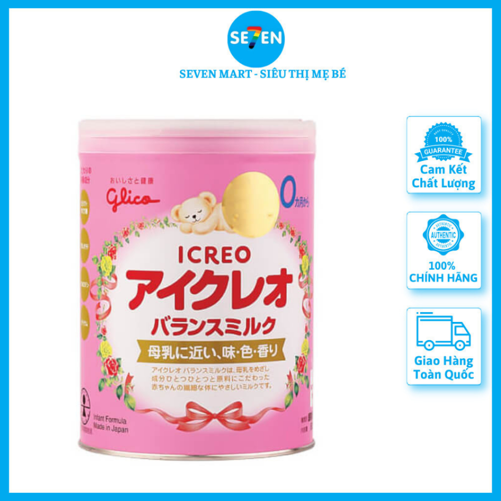 Sữa bột Glico Icreo Số 0/Số 1 800gr Nhật Bản