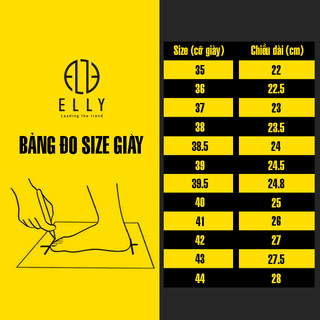 [Quà tặng giáo viên cao cấp sang trọng] Giày nữ thời trang cao cấp ELLY – EGM170