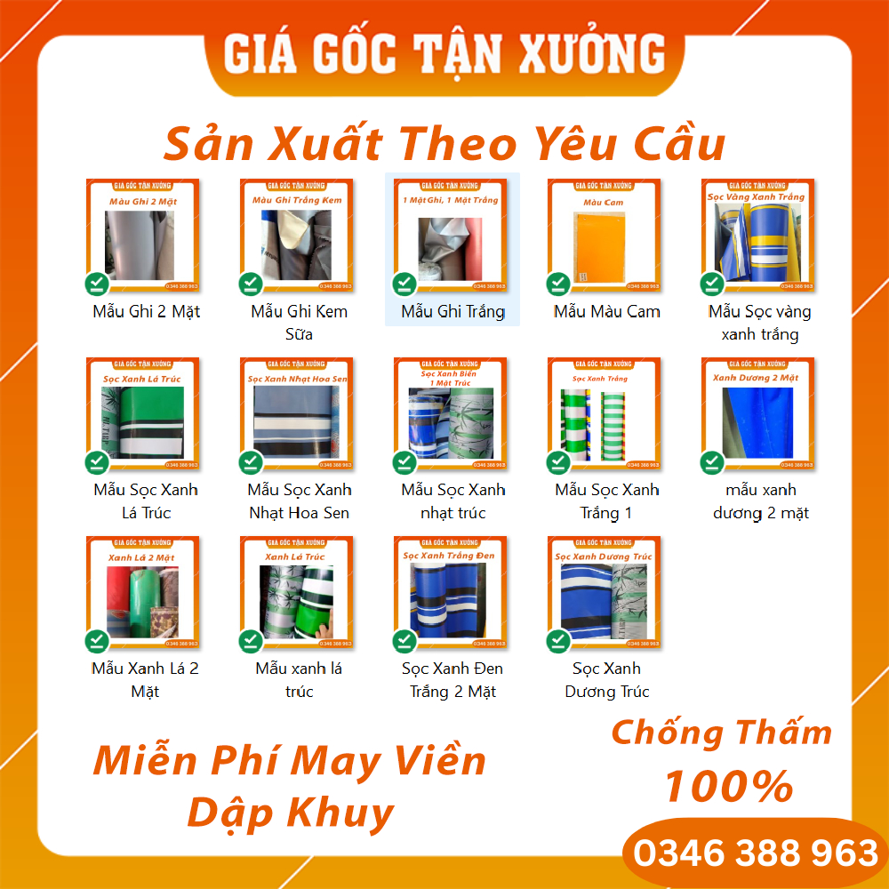 Bạt Mái Hiên - Mái Kéo, Bạt Nhựa PVC Mái Hiên Di Dộng, Bạt Che Mưa , Che Nắng Cao Cấp