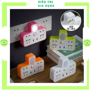 Ổ cắm điện thông minh chữ t có đèn phát sáng đa năng