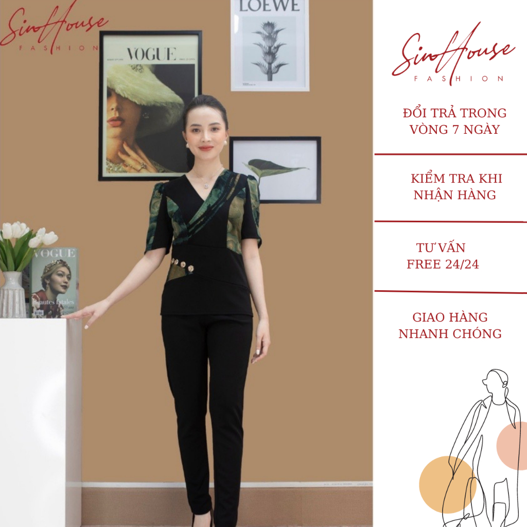 Đồ bộ trung niên cho mẹ, bộ trung niên cho mẹ cho bà thun mỹ cao cấp đẹp sang trọng - MÃ M2
