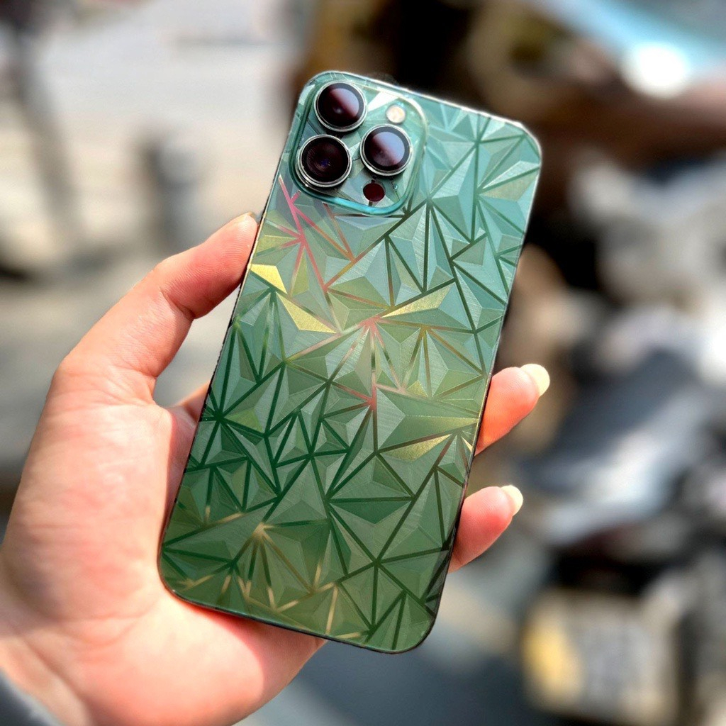 Dán ppf skin hiệu ứng Kim cương 3D cho điện thoại iphone các mã 11 12 13 14 Pro Max