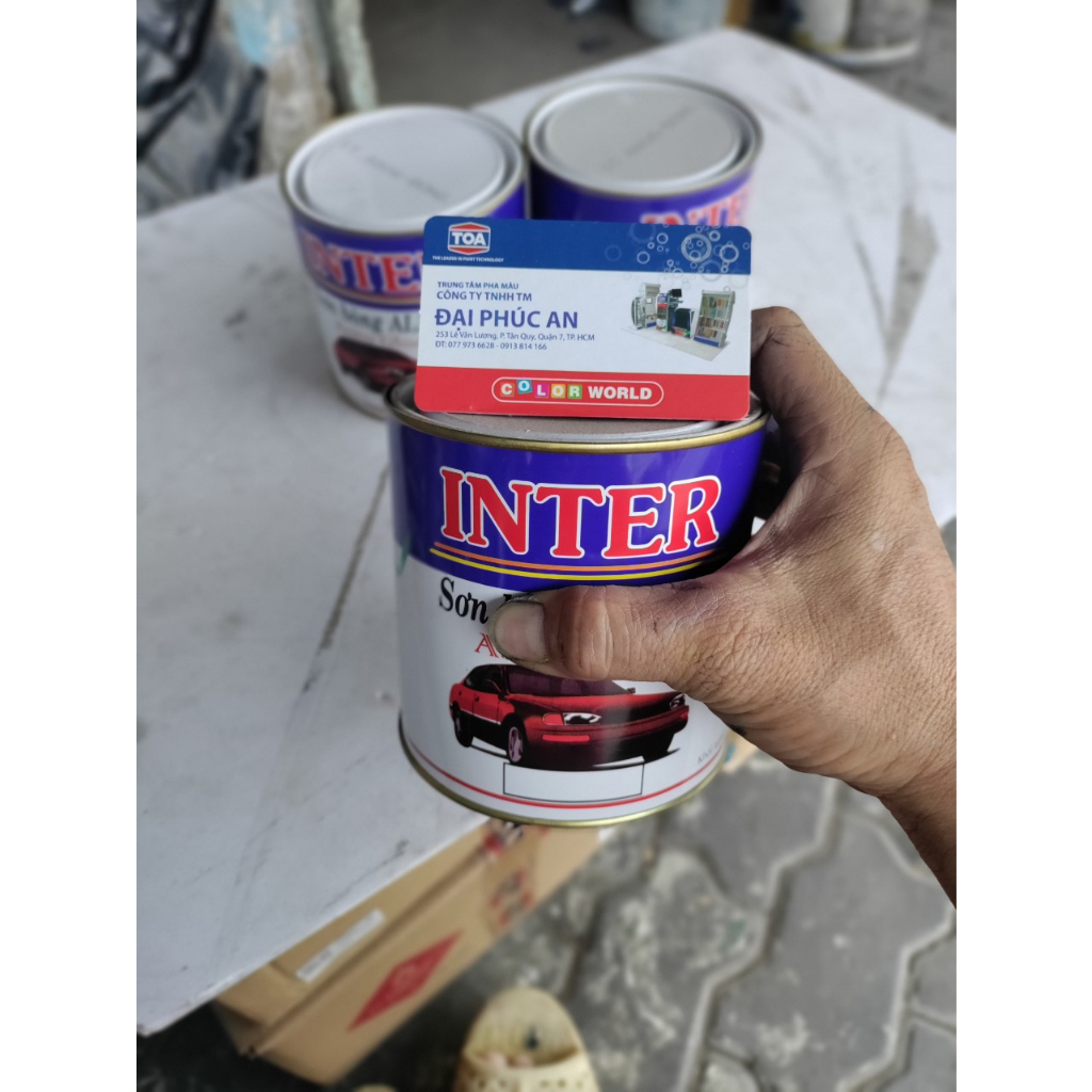 Sơn dầu hiệu ứng Vân Bông nhãn hiệu INTER 1KG
