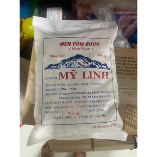 1 gói men làm cơm rượu, nếp nứt/ nếp cẩm 900g