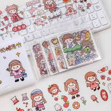 Miếng Dán Sticker Họa Tiết Hoạt Hình Trang Trí