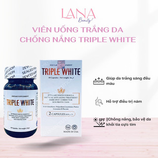 Viên uống trắng da triple white chính hãng