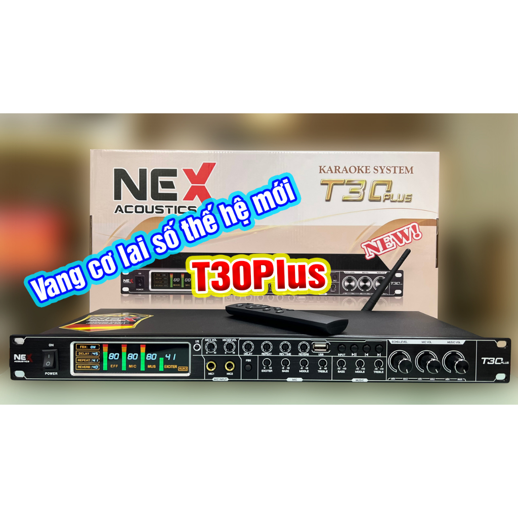 Vang cơ lai số NEX T30 Plus Reverb siêu mượt - Chống hú cực tốt