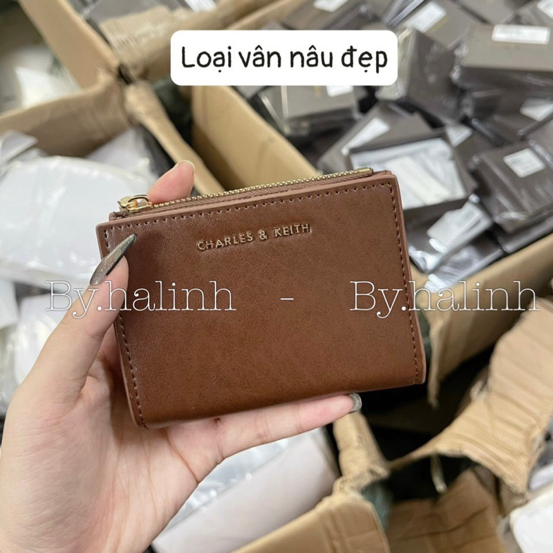 ⚡️Full Box⚡️VÍ Mini CNK Có Hộp Da Mềm Ví Xuất Dư Full Tag Loại 1