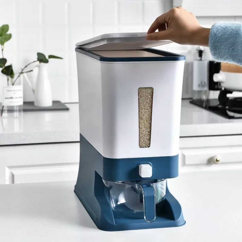 Thùng đựng gạo Thông minh. Hàng cao cấp. Dung tích 10kg và 12kg