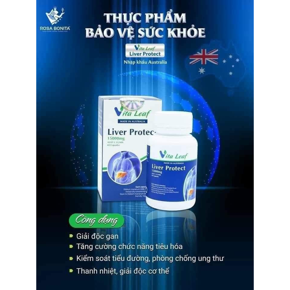 Giải độc gan LIVER PROTECT - Thải độc gan mát gan giải độc và tăng cường chức năng gan