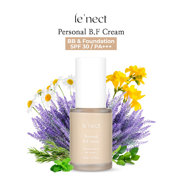 Kem nền Căng mịn, Che phủ tốt và Bền lâu Le'nect Personal B.F Cream (30ml) SPF30+/#PA+++