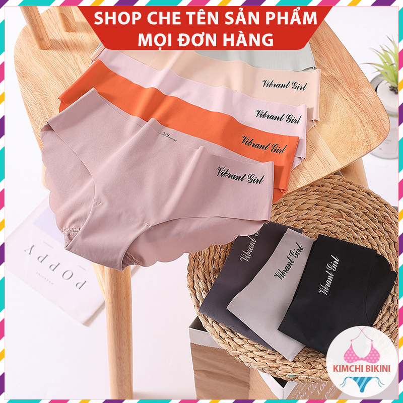 Quần silit nữ su đúc không viền chống lộ lượn sóng thun lạnh cao cấp KIMCHIBIKINI quần mặc bên trong nữ cute QL180