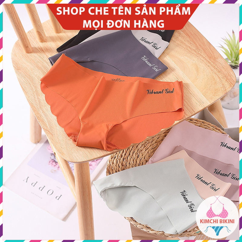 Quần silit nữ su đúc không viền chống lộ lượn sóng thun lạnh cao cấp KIMCHIBIKINI quần mặc bên trong nữ cute QL180