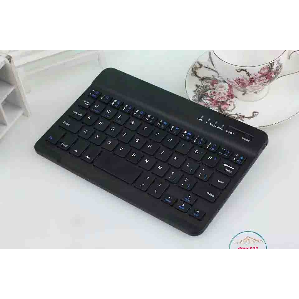 Bàn phím không dây bluetooth hoạt động yên tĩnh cho IOS Android Windows Tablets Redmi Huawei