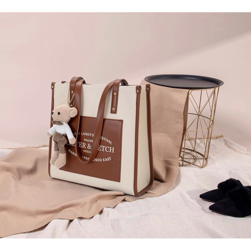 Túi Tote CHỮ đeo vai, xách tay, dùng đi làm, đi chơi, đi học Túi công sở T700