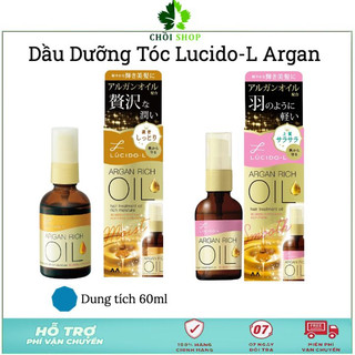 Dầu dưỡng tóc bóng mượt, lưu hương dài lâu - Lucido-L Argan Rich Hair Treatment Oil #EX (60ml) Nhật Bản