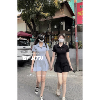 ĐẦM MIDI POLO xòe