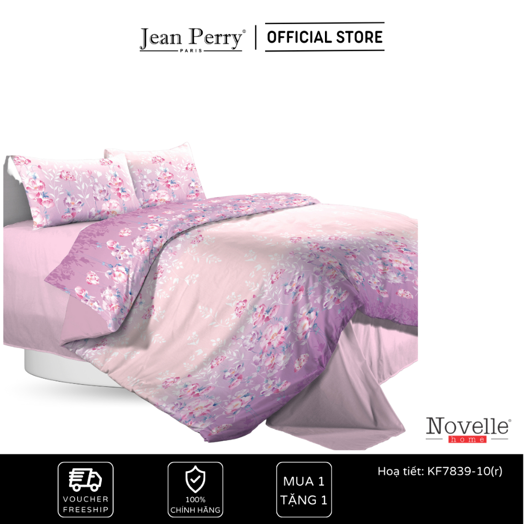 Bộ ga áo gối Micro Satin NV Urban Petals 1m2x2m 1m4x2m +20cm