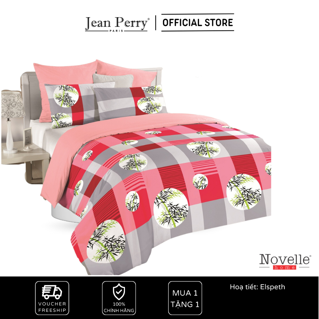 Bộ ga áo gối Micro Satin NV Urban Romance 1m6x2m +20cm