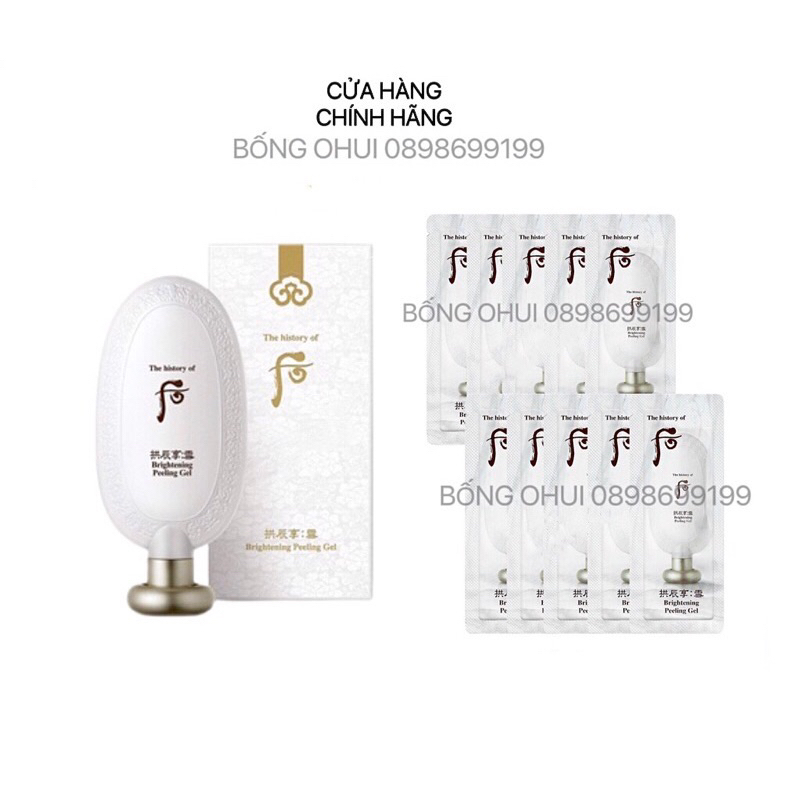 Combo 120 Gói Tẩy Da Chết Whoo cao cấp
