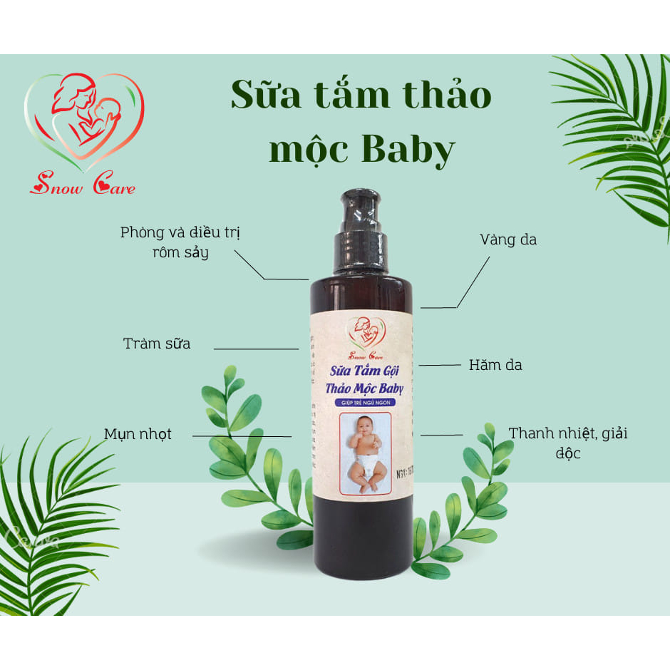 Sữa tắm bé thảo mộc