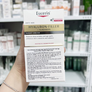 Kem dưỡng lão hóa da ban đêm Eucerin Hyaluron Filler Elasticity Night 50ml