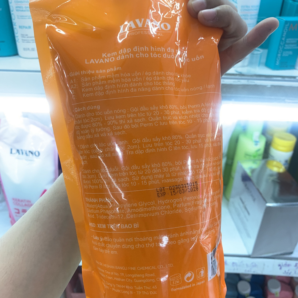 Kem Uốn Ép Đa Năng Hương Thơm Lavano 1000ml