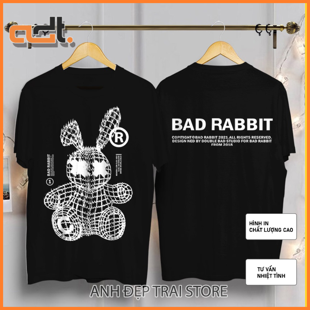 Áo thun unisex nam nữ Bad Rabbit cực chất giá rẻ