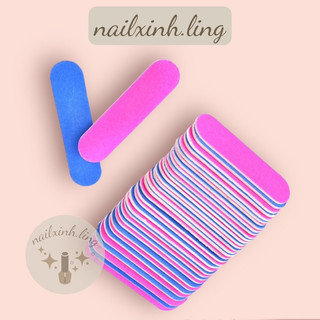 Cây dũa móng tay loại nhỏ 5cm x 1.3 cm - lẻ 1 cái dũa móng mini bỏ túi gắn nailbox