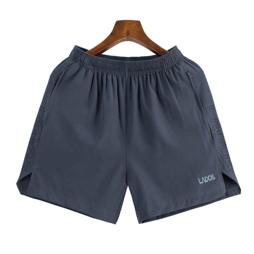 Quần short đùi thể thao nam 2 lớp thời trang Lados-34089 dù co giãn, thấm hút, có túi kéo, tập gym, chạy bộ