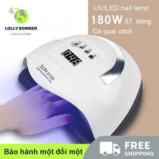 Máy hơ gel sun x5 x7 plus/max 120w/150w/180w cao cấp máy sấy khô móng tay hơ móng uv/led nhanh khô