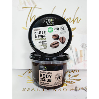 Tẩy da chết toàn thân Organic Coffee & Sugar Body Scrub 250ml.