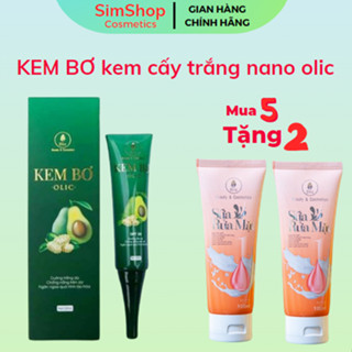 Kem bơ cấy trắng nano Olic dưỡng trắng da chống nắng da ngăn ngừa lão hóa da