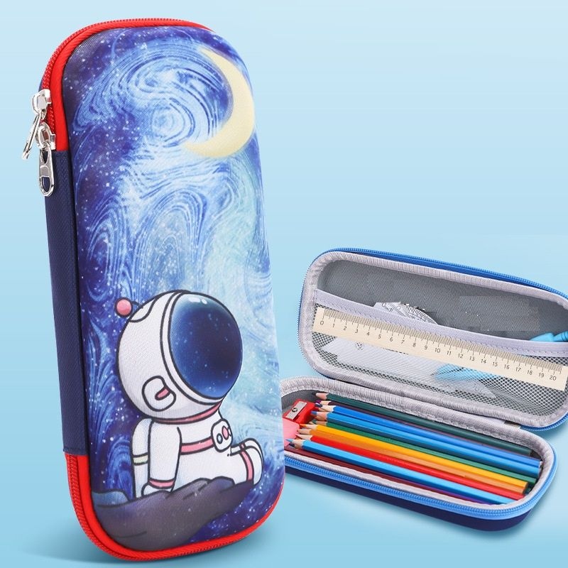 Hộp bút họa tiết hình 3D siêu nhẹ / Ví đựng bút hình ảnh 3D