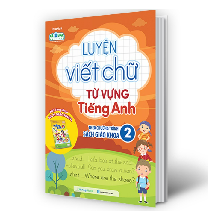 Sách Luyện viết chữ từ vựng Tiếng Anh theo chương trình sách giáo khoa 2