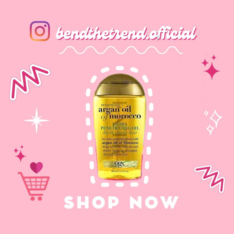 [AUTH-ĐỦ BILL] DẦU DƯỠNG TÓC OGX RENEWING ARGAN OIL OF MOROCCO PENETRATING OIL