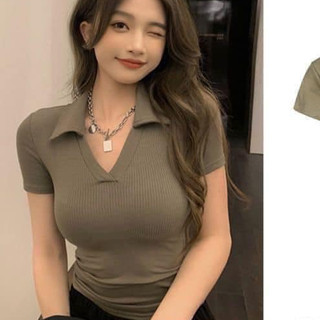 Áo polo chất len tăm