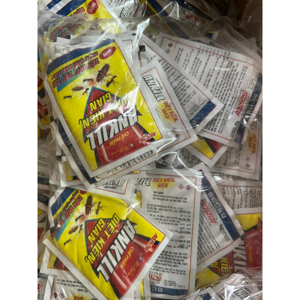Sỉ 100 gói Ankill Chế phẩm diệt trừ kiến gián (gói 20gr)